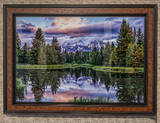 Dye Infused Aluminum With Frame