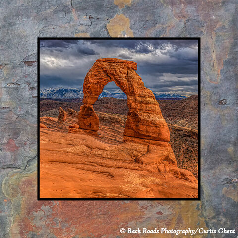 Evening at Delicate Arch on Slate