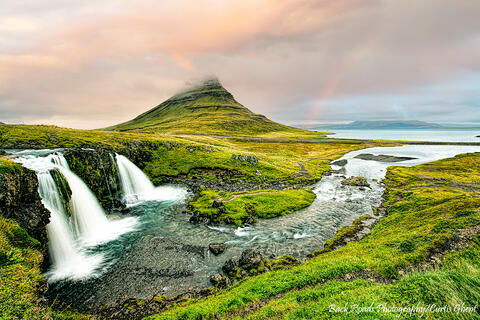 Morning Rainbow at Kirkjufell