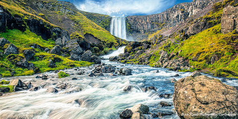 iceland, svodufoss, waterfalls