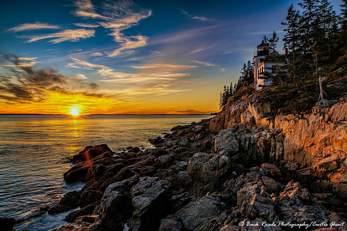 Bass Harbor Head Light is one of the most famous landmarks in Acadia Mational Park.  It was a bit challenging to photograph as...