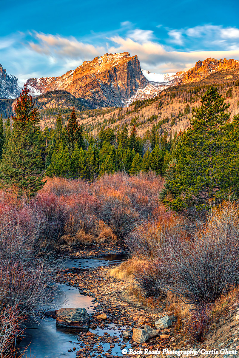 Great sunrise in Rocky Mountain National Park.