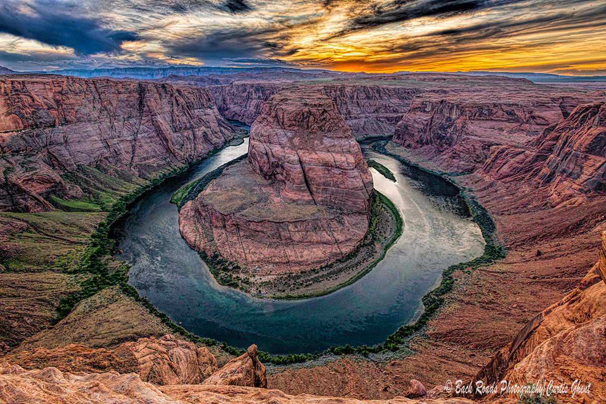 This is a great place to visit.  A wonderful vista stretches out before you while you are perched on the edge with the Colorado...