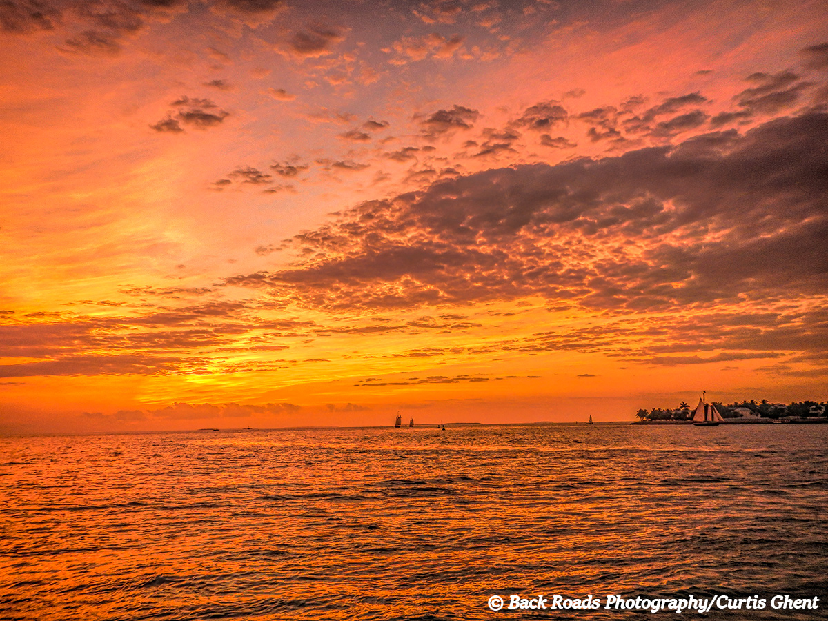 Key West is noted for its great sunsets and this evening was no exception.