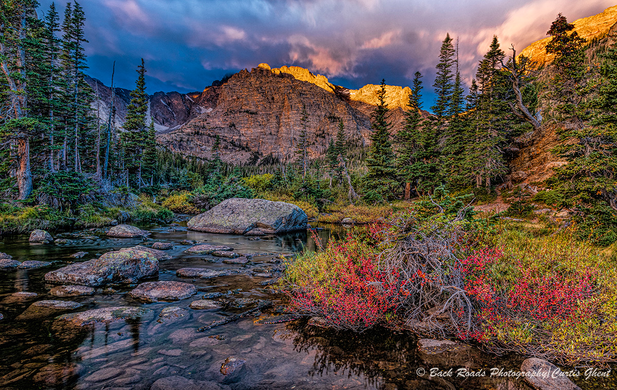 An early morning hike up to the Loch in fall is special.  This morning an approaching storm filled the sky with some dramatic...