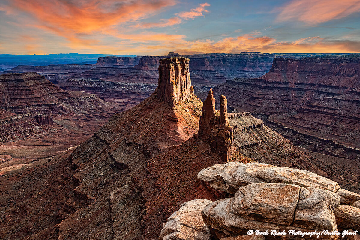 After a rough little 4x4 drive through the desert you reach Marlboro Point.  The reward was a beautiful sunset.