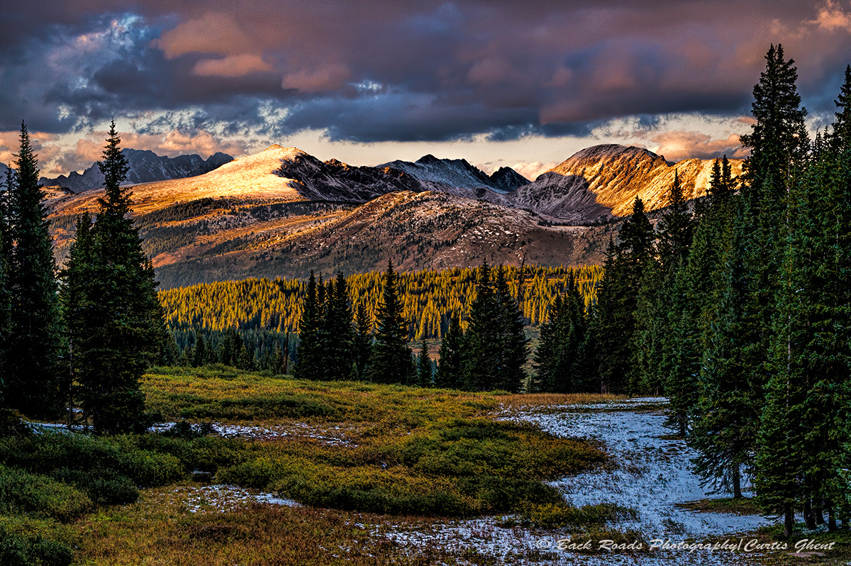 Late one afternoon I hiked to the top of Shrine Pass.  The views were awesome in all directions.  As I started the hike out this...